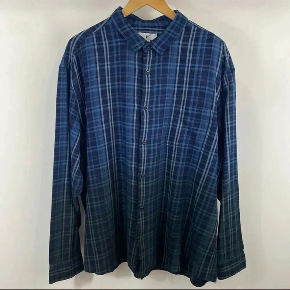 BP  Ombre Flannel Button Up Shirt - Picture 2 of 11